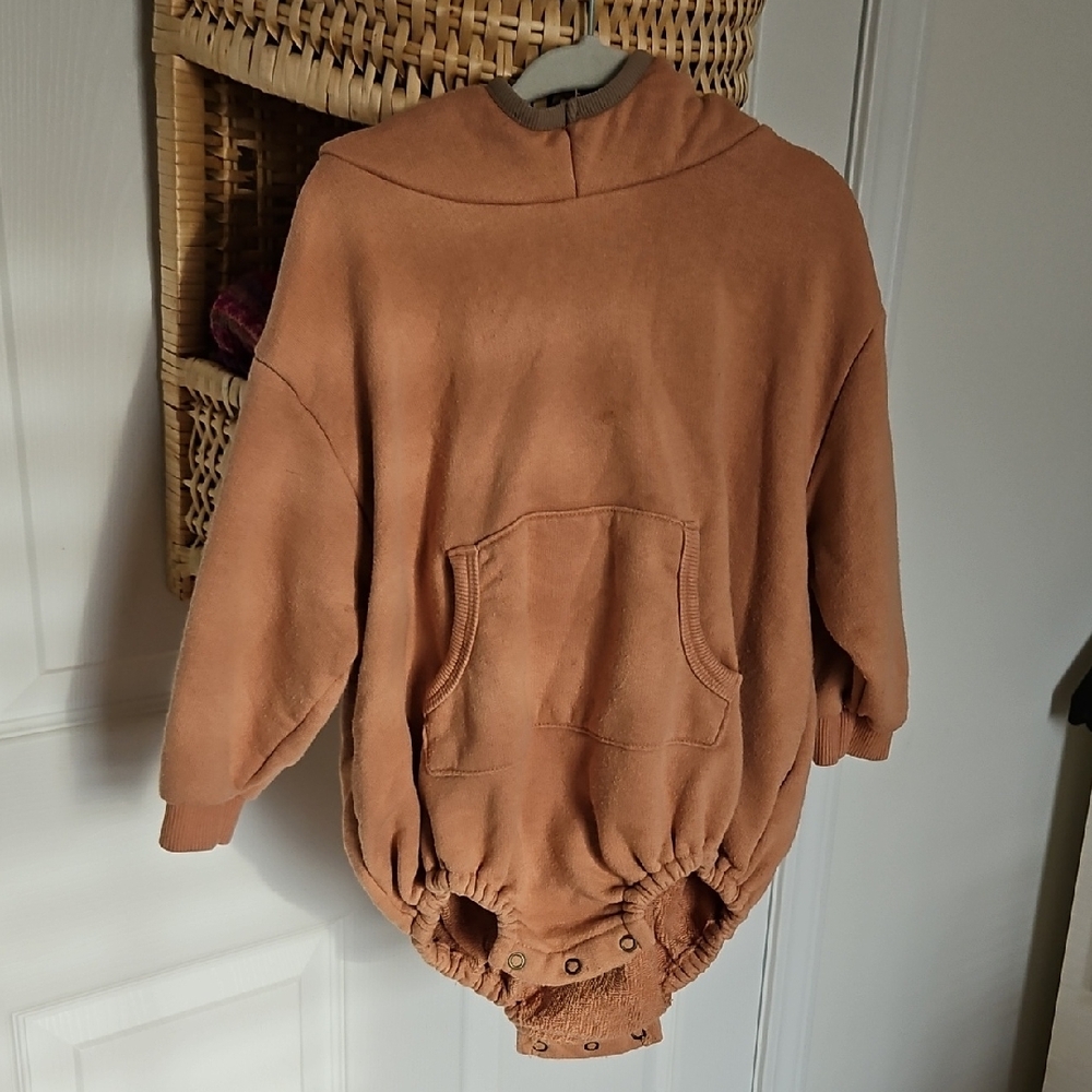 bella B Tan Kids Romper